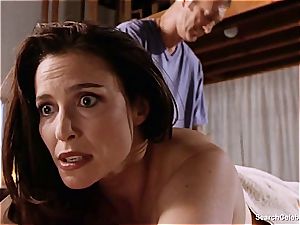 handsome Mimi Rogers gets her entire assets caressed