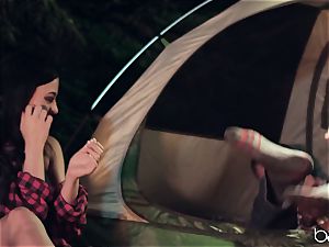 teenage super-bitch luvs camping and outdoor porking