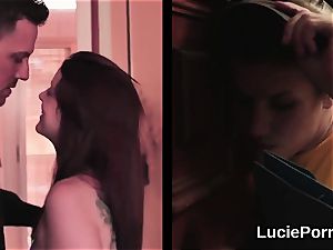 Initiate lezzy hotties get their spread muffs tongued and fucked